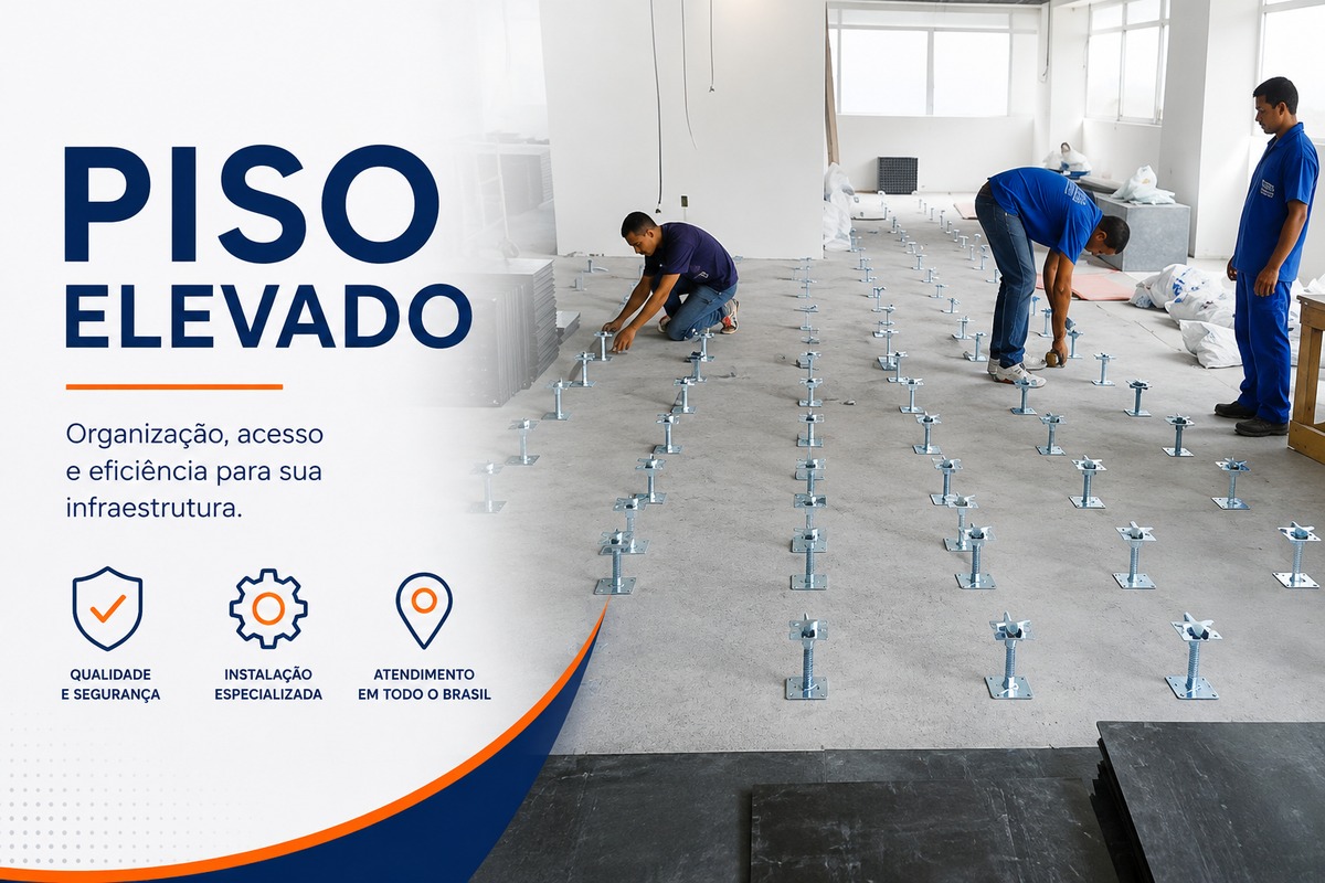 Piso Elevado Metálico | Fabricação e Instalação | Souza Pisos