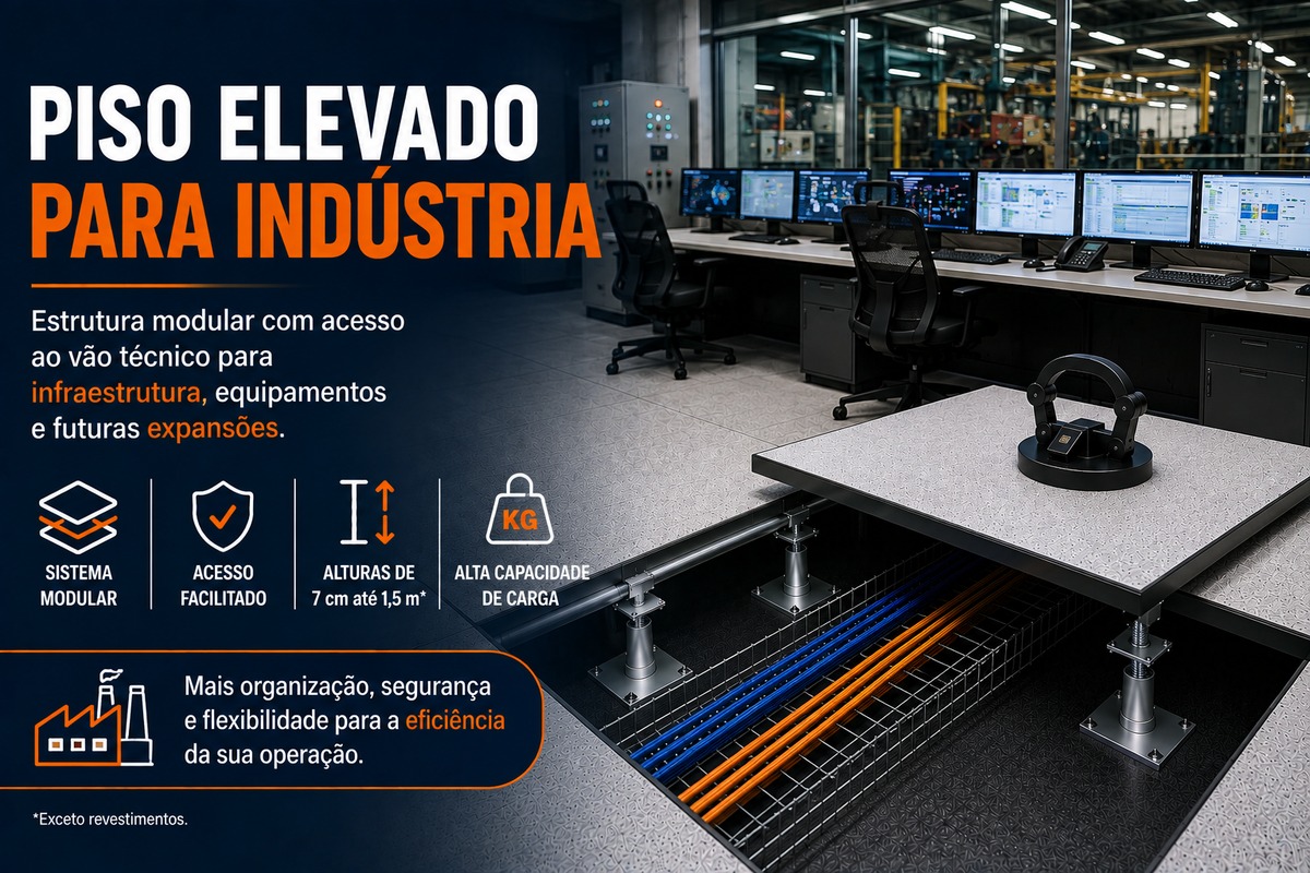 Piso Elevado para Indústria