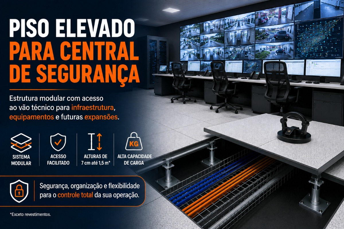 Piso Elevado para Call Center | Souza Pisos Elevados